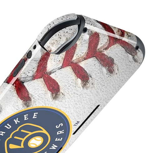 MLB Milwaukee Brewers Game Ball Nintendo Switch Lite Skin